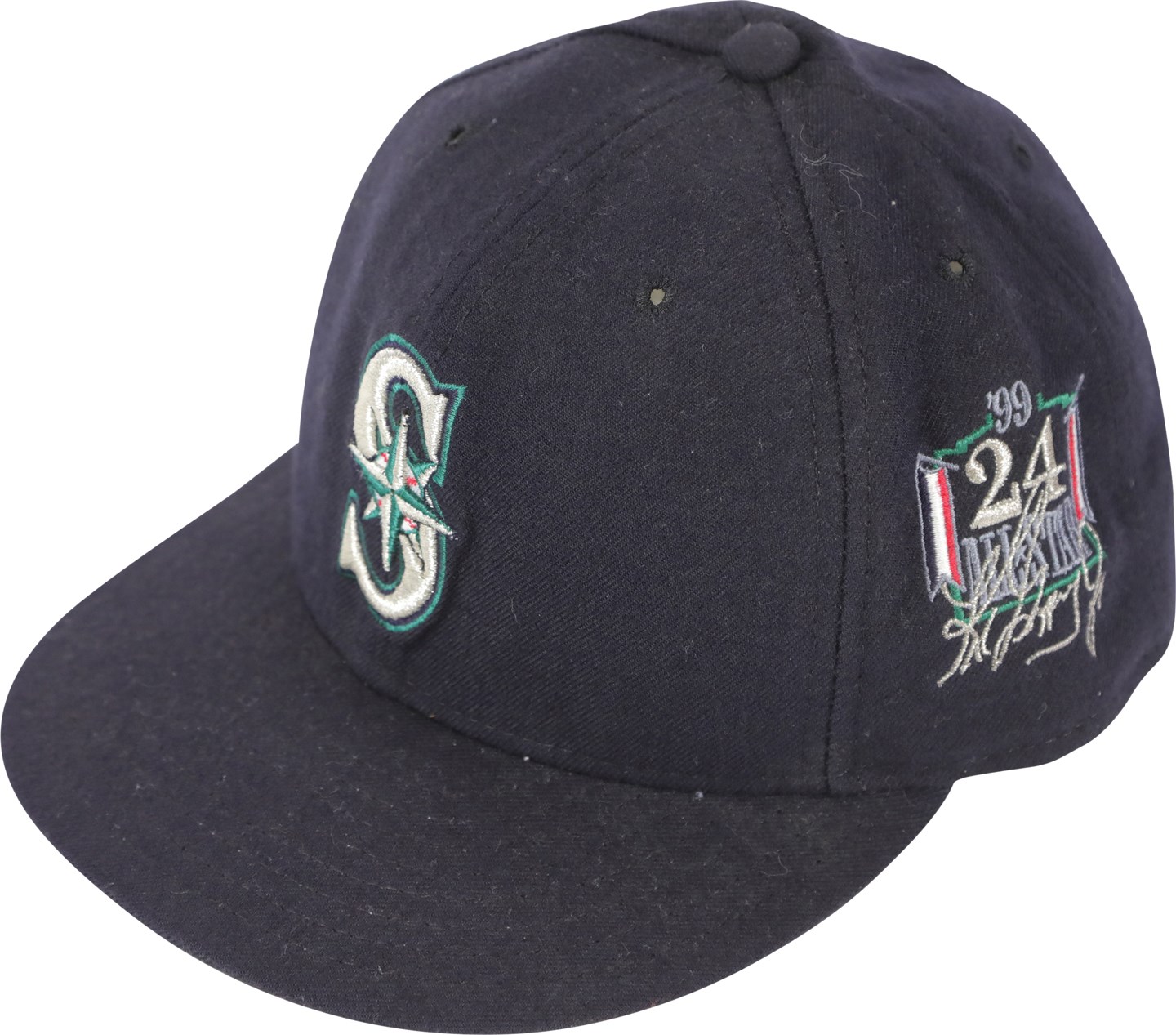 Baseball Equipment - 1999 Ken Griffey Jr. Home Run Derby Victory & All Star Game Worn Hat (Photo-Matched)