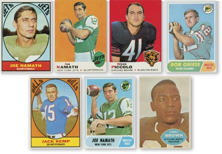 - Four 1960’s Topps Football Sets (1960, ’67, ’68, & ’69)