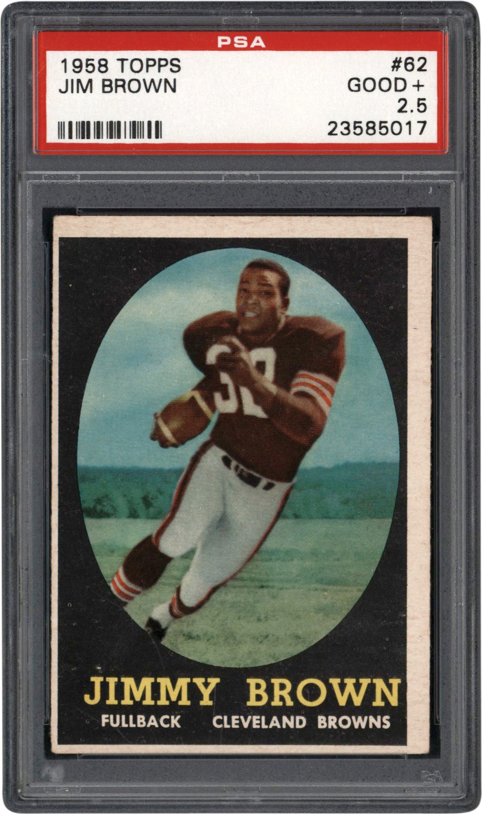 1958 Topps Football Complete Set w/PSA Jim Brown Rookie (132)