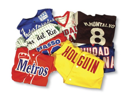 - 1970s-90s Cuban Baseball Jerseys (8)