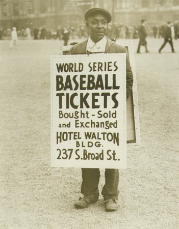 - 1930 World Series Ticket Scalping Photograph.