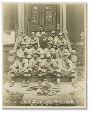 - 1920 Detroit Wolverines Negro League Photograph