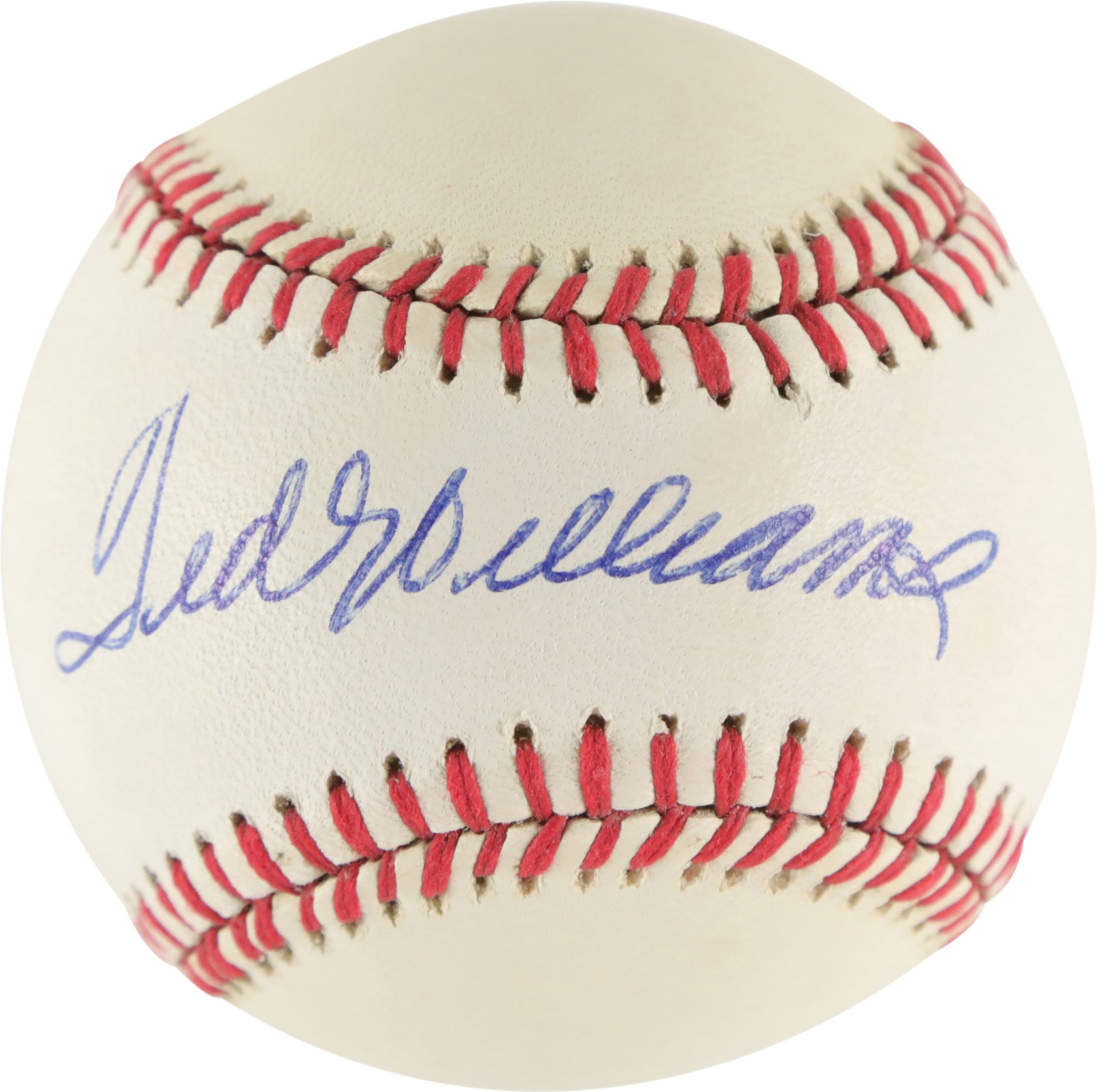 Strong Ted Williams Single-Signed Baseball (JSA)