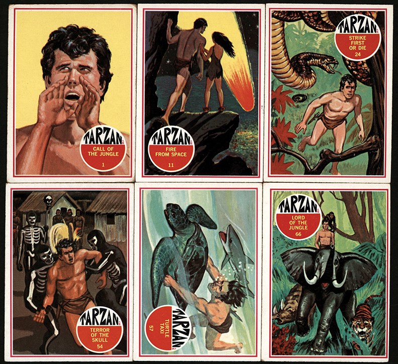 Non-Sports Cards - 1966 Philadelphia Tarzan Complete Set (66)