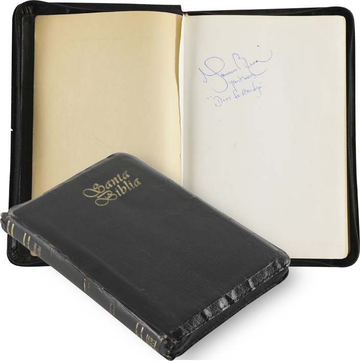 - Mariano Rivera's Personally Owned, Signed & Inscribed Bible (LOA)