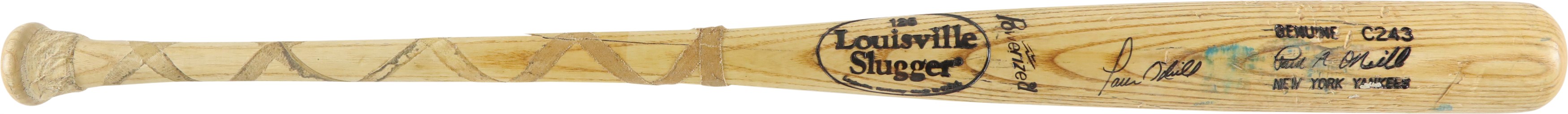 Baseball Equipment - 1997-98 Paul O'Neill New York Yankees Signed Game Used Bat (PSA GU 9.5)