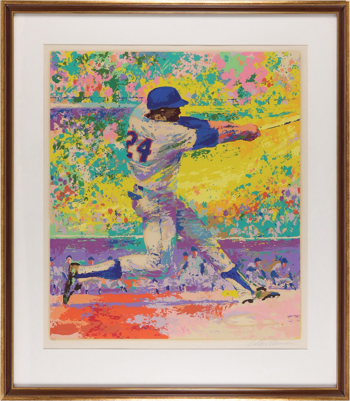 - Willie Mays Limited Edition Serigraph by LeRoy Neiman (#139/300)
