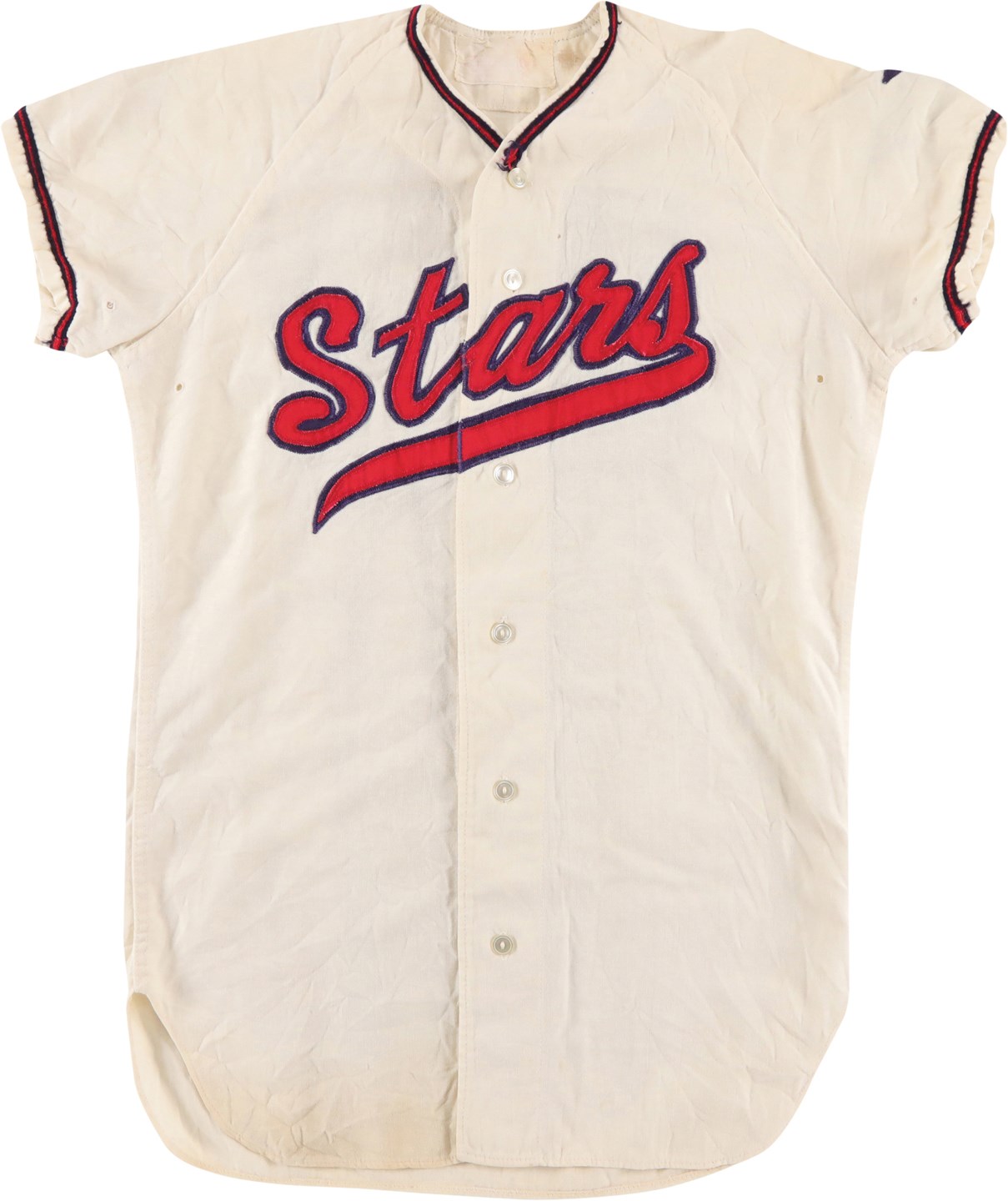Baseball Equipment - 1950s Hollywood Stars PCL Game Worn Jersey