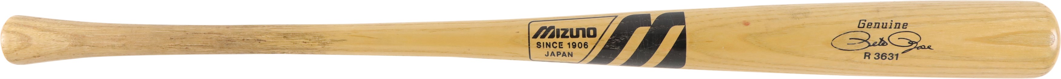 1982 Pete Rose Philadelphia Phillies Game Used Mizuno Bat (Rose LOA & PSA GU 8)