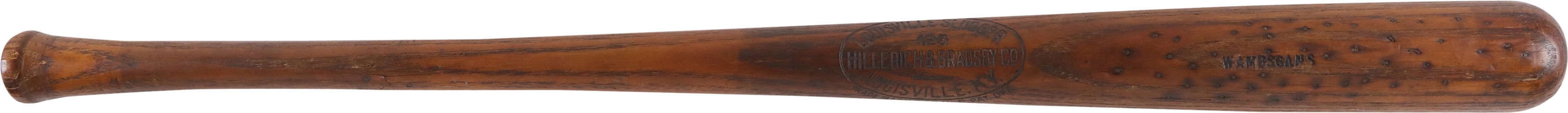 Baseball Equipment - 1919-22 Bill Wambsganss Cleveland Naps Game Used Bat (PSA)