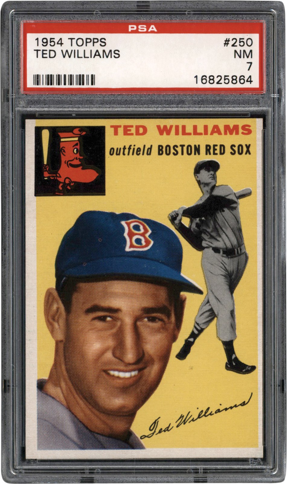 - 1954 Topps #250 Ted Williams PSA NM 7