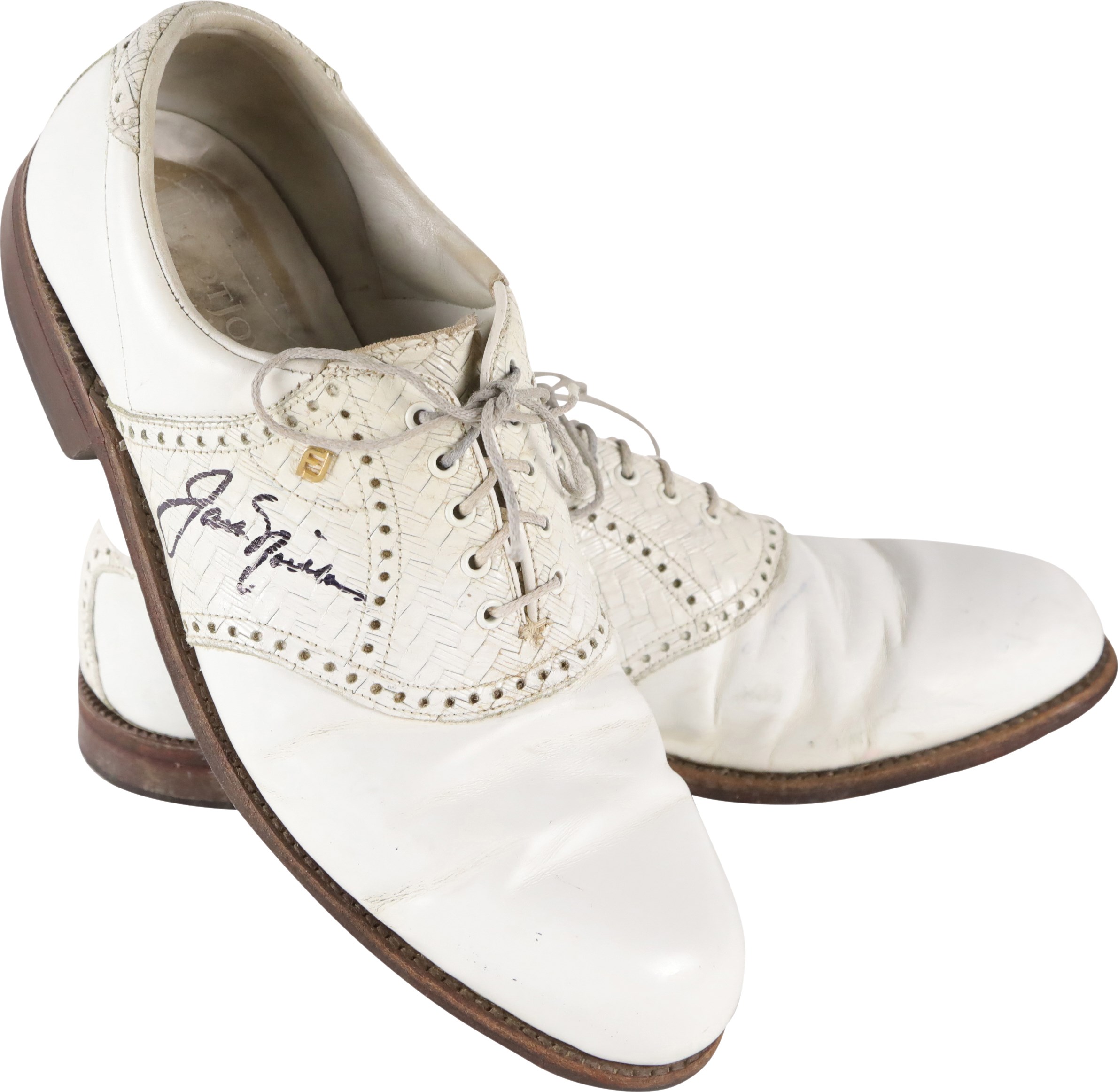 - Jack Nicklaus Signed Worn Golf Shoes from Round with George W. Bush