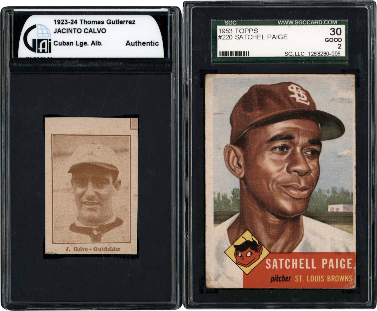 912-1968 Vintage Baseball Collection w/1953 Topps Satchell Paige (12)