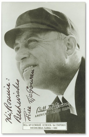 - 1951 Bill McGowan Signed Photograph