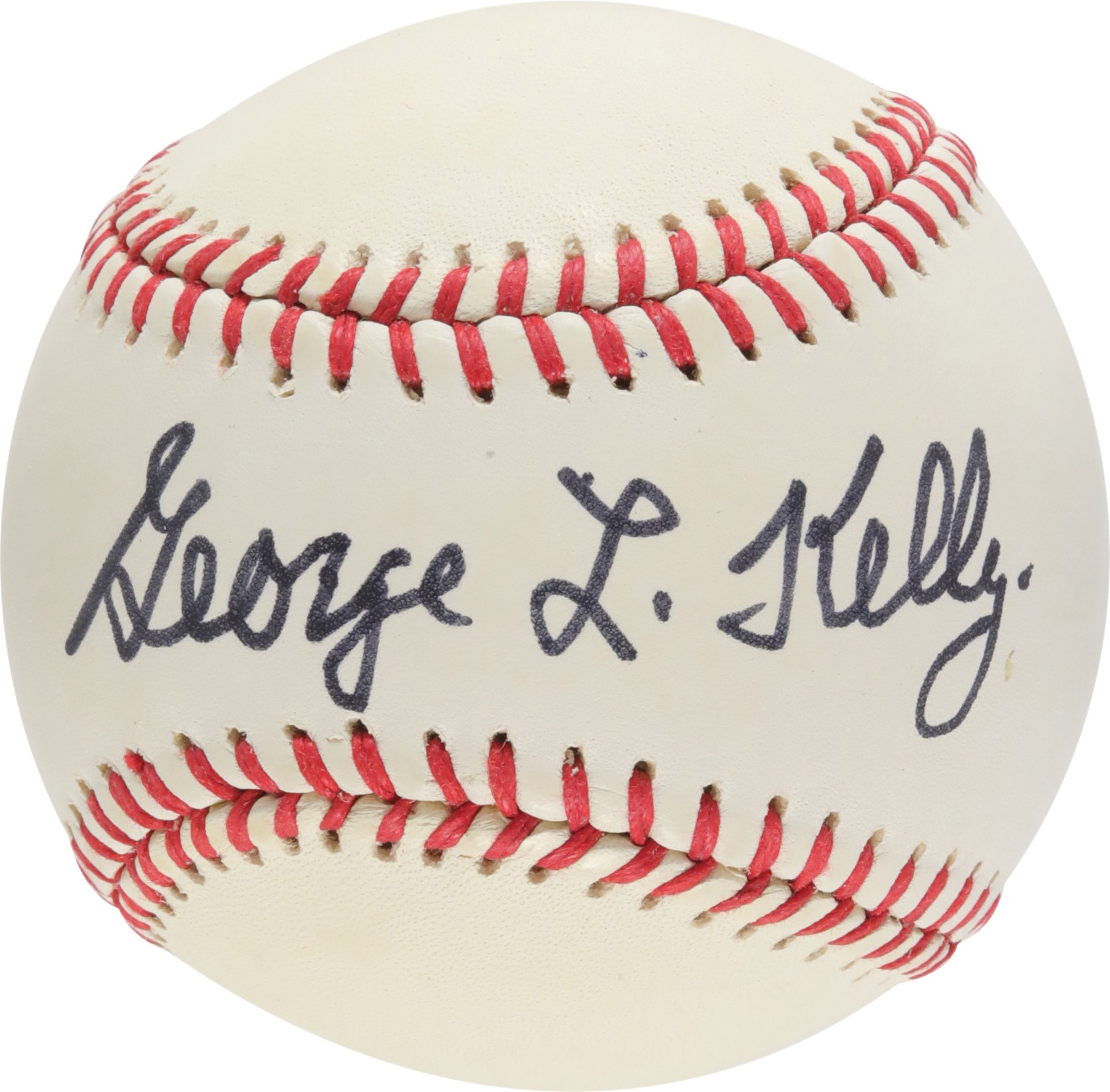 Baseball Autographs - Finest Known George Kelly Single-Signed Baseball (PSA GEM MINT 10 Auto)