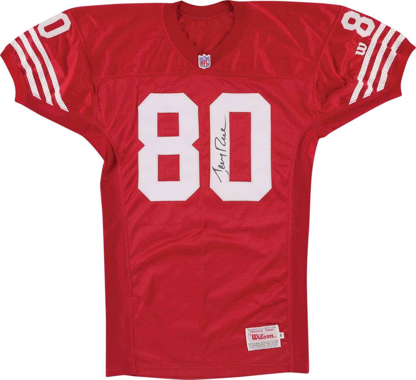 Circa 1993 Jerry Rice San Francisco 49ers Signed Game Jersey (PSA)