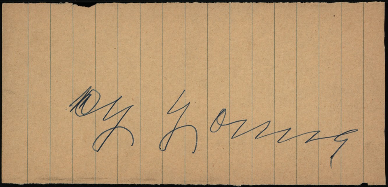 Baseball Autographs - Cy Young Cut Signature (JSA)