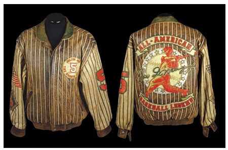 - Joe DiMaggio Custom Leather Jacket Presented to Joe DiMaggio.
