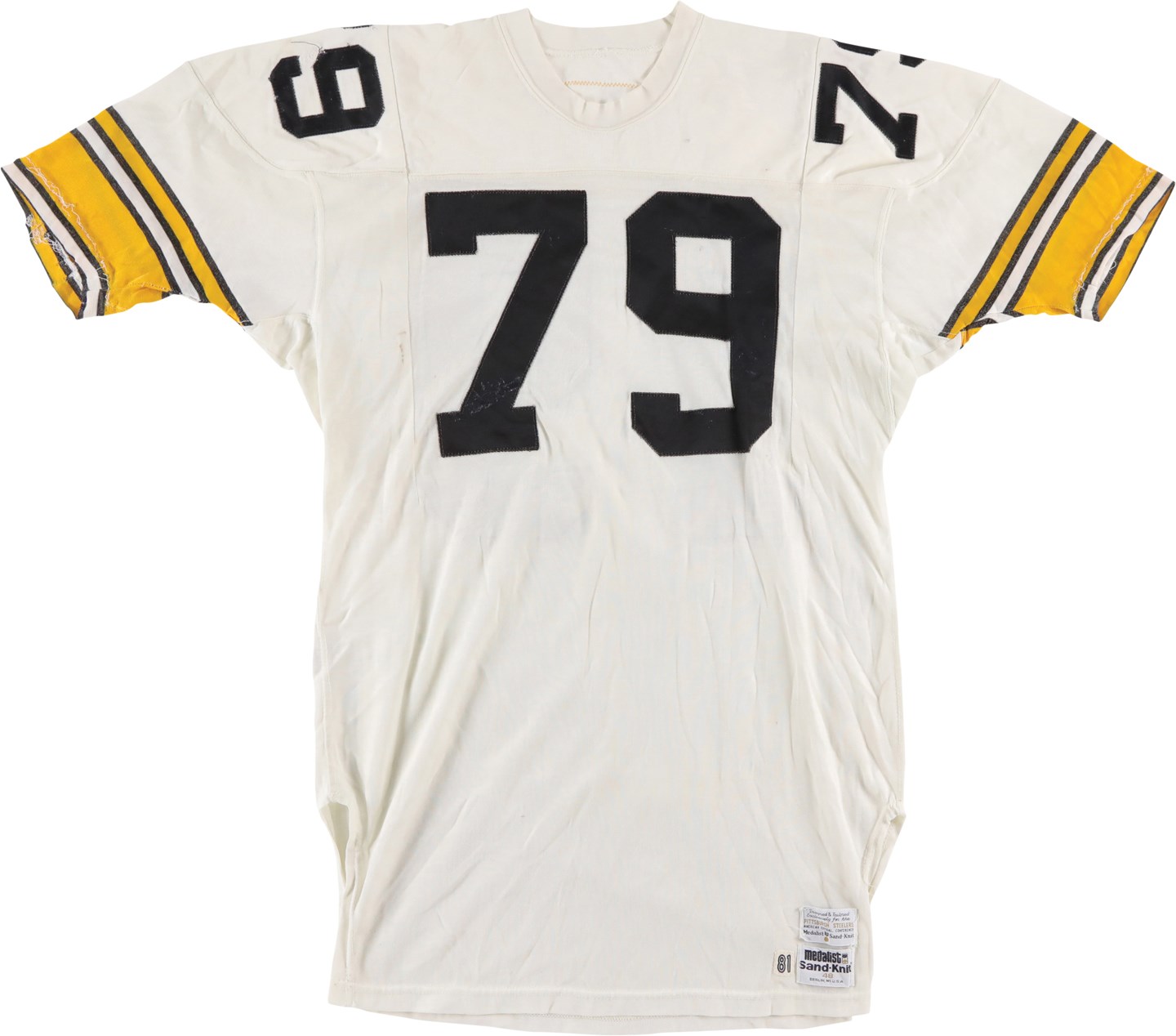 - 1981-82 Larry Brown Pittsburgh Steelers Game Worn Jersey (Steelers LOA)