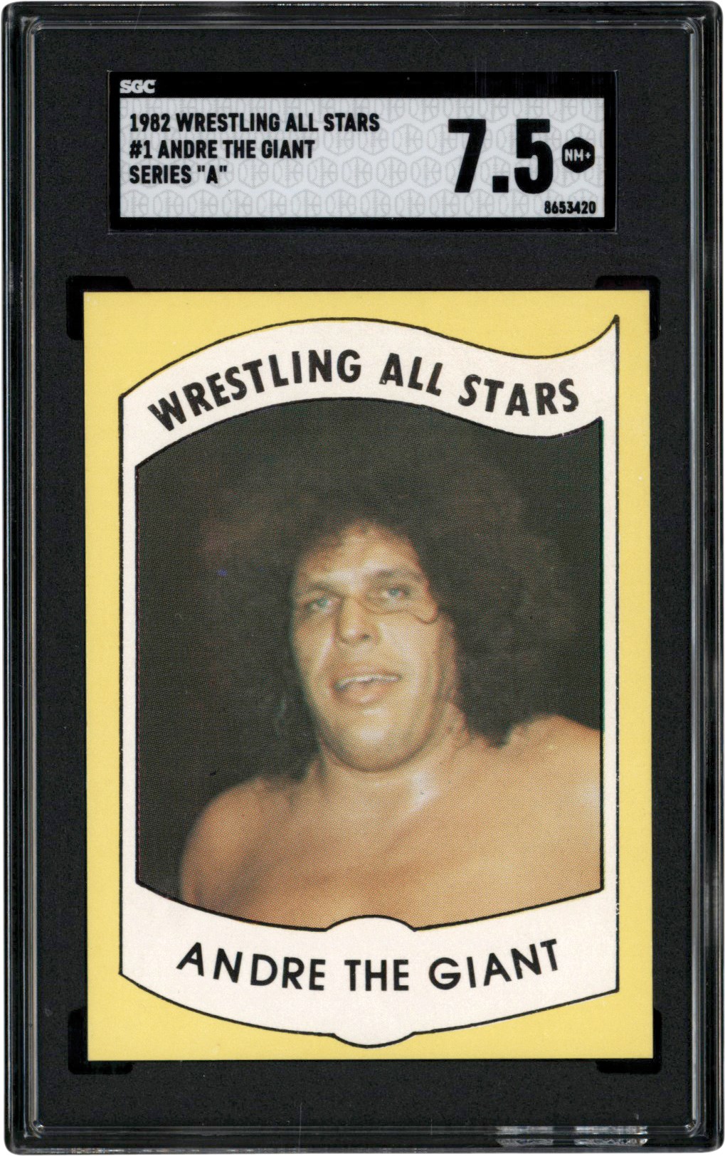 - 1982 Wrestling All Stars #1 Andre The Giant SGC NM+ 7.5