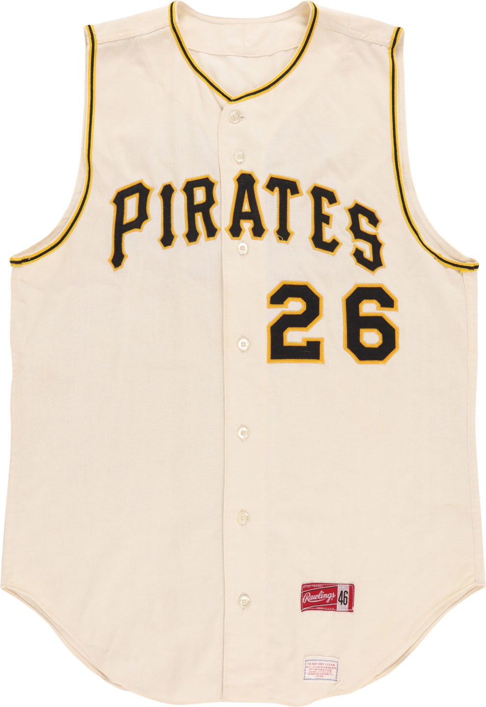Baseball Equipment - Circa 1967 Pittsburgh Pirates Game Issued Jersey