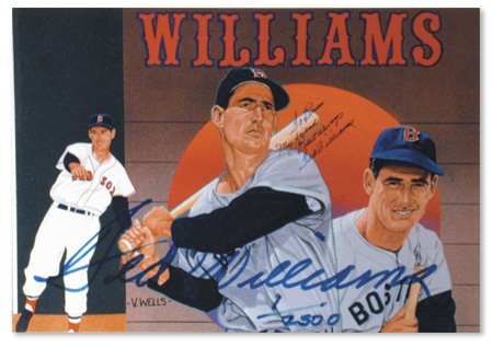 - 1991 Ted Williams Upper Deck Blow Up Card (26x36”)