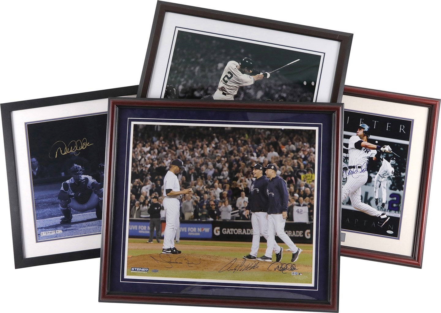 Baseball Autographs - Yankees Core Four Plus Three Derek Jeter Signed Limited Edition 16x20" Photographs (Steiner)