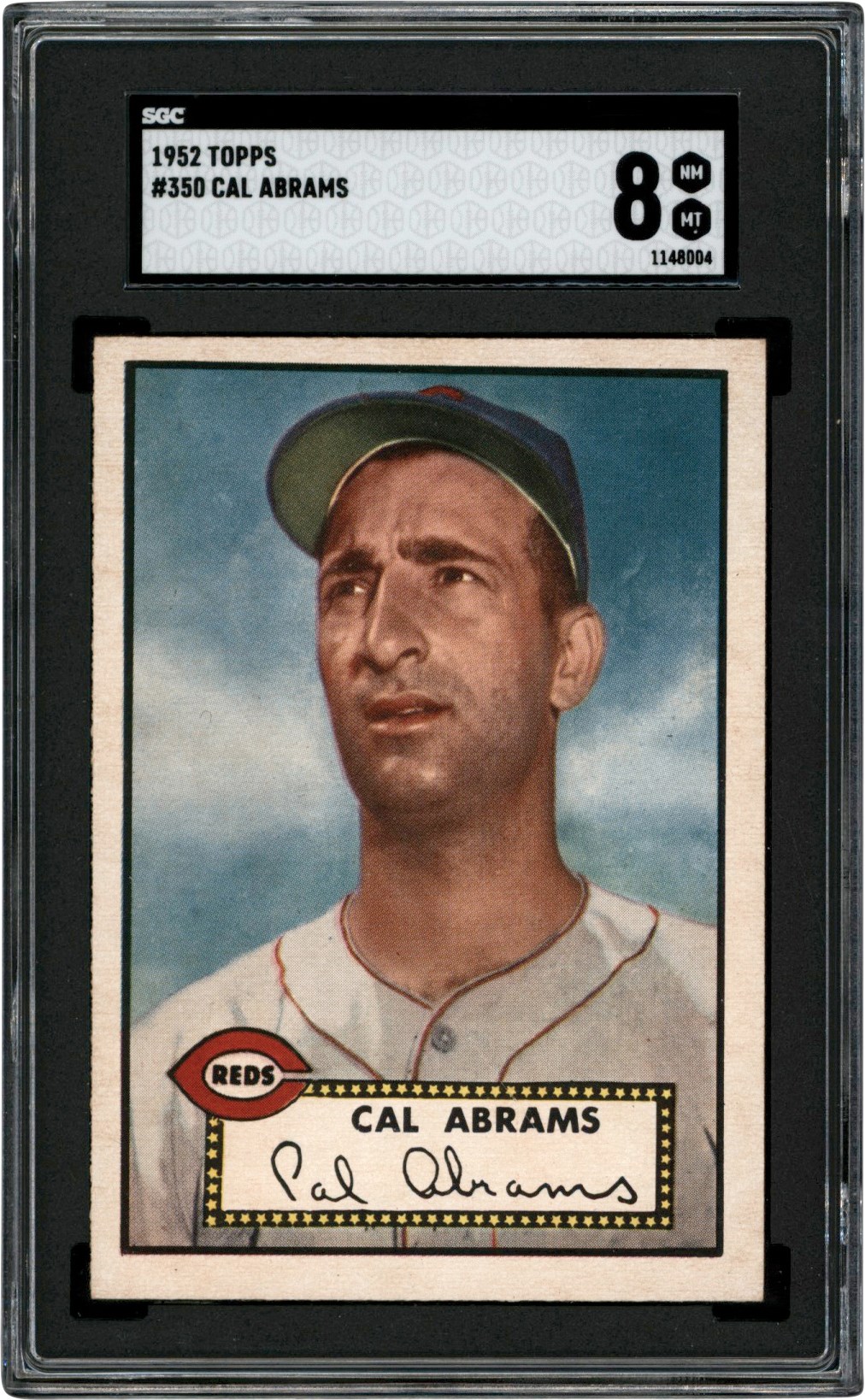 1952 Topps Baseball #350 Cal Abrams SGC NM-MT 8