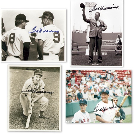 - Marvelous Ted Williams Signed Pieces (10)