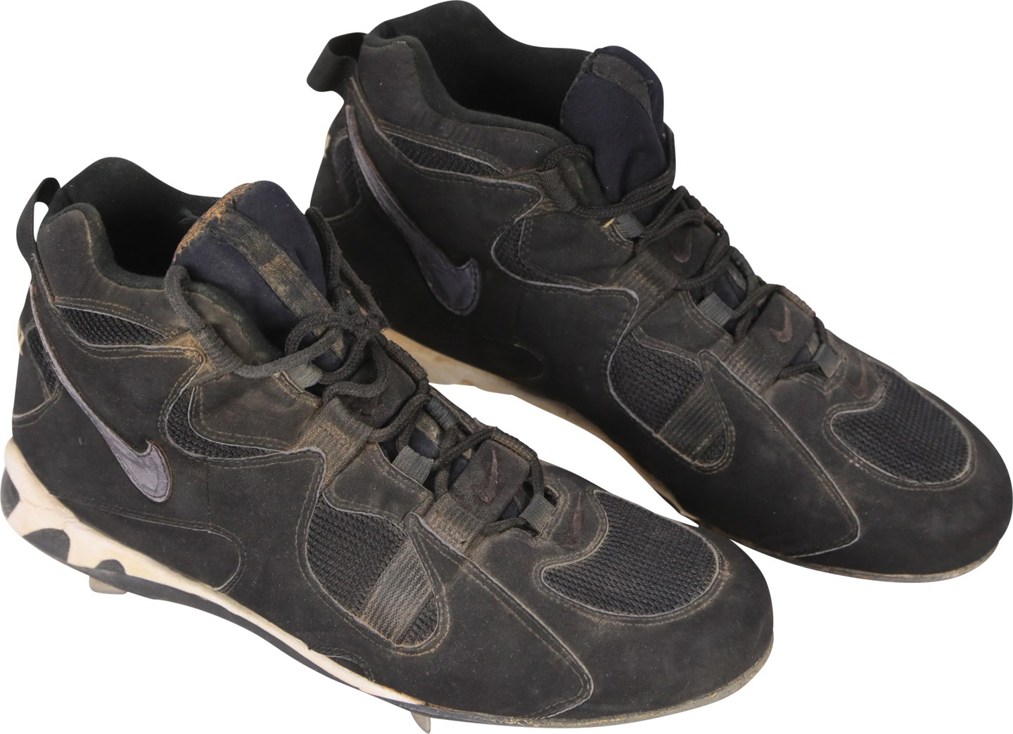 Baseball Equipment - 1997 Derek Jeter New York Yankees Game Used Cleats with Colored-In Nike Logos (Style Match)