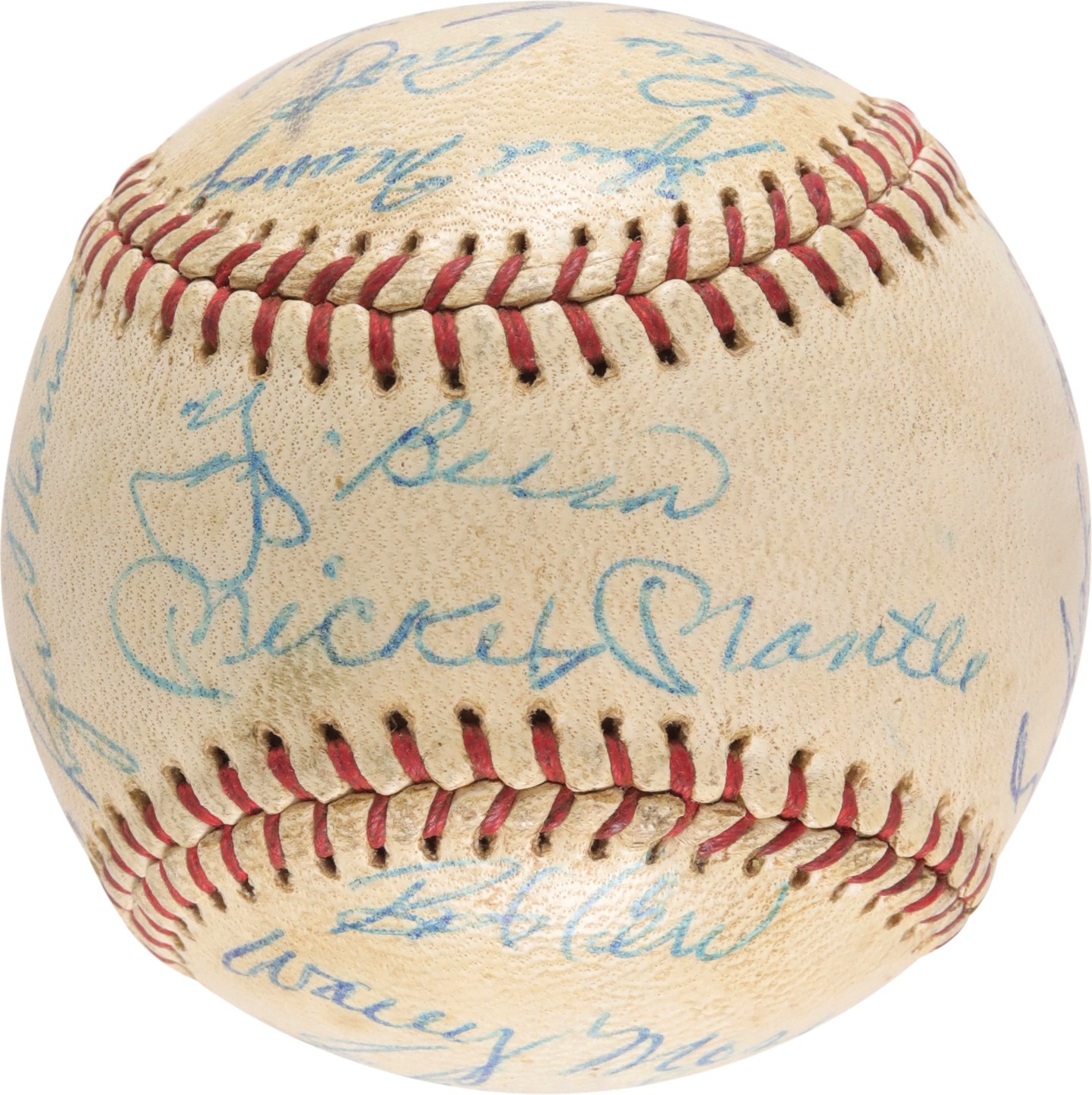 Baseball Autographs - Outstanding 1961 World Champion New York Yankees Team-Signed Baseball - Zero Clubhouse (PSA)
