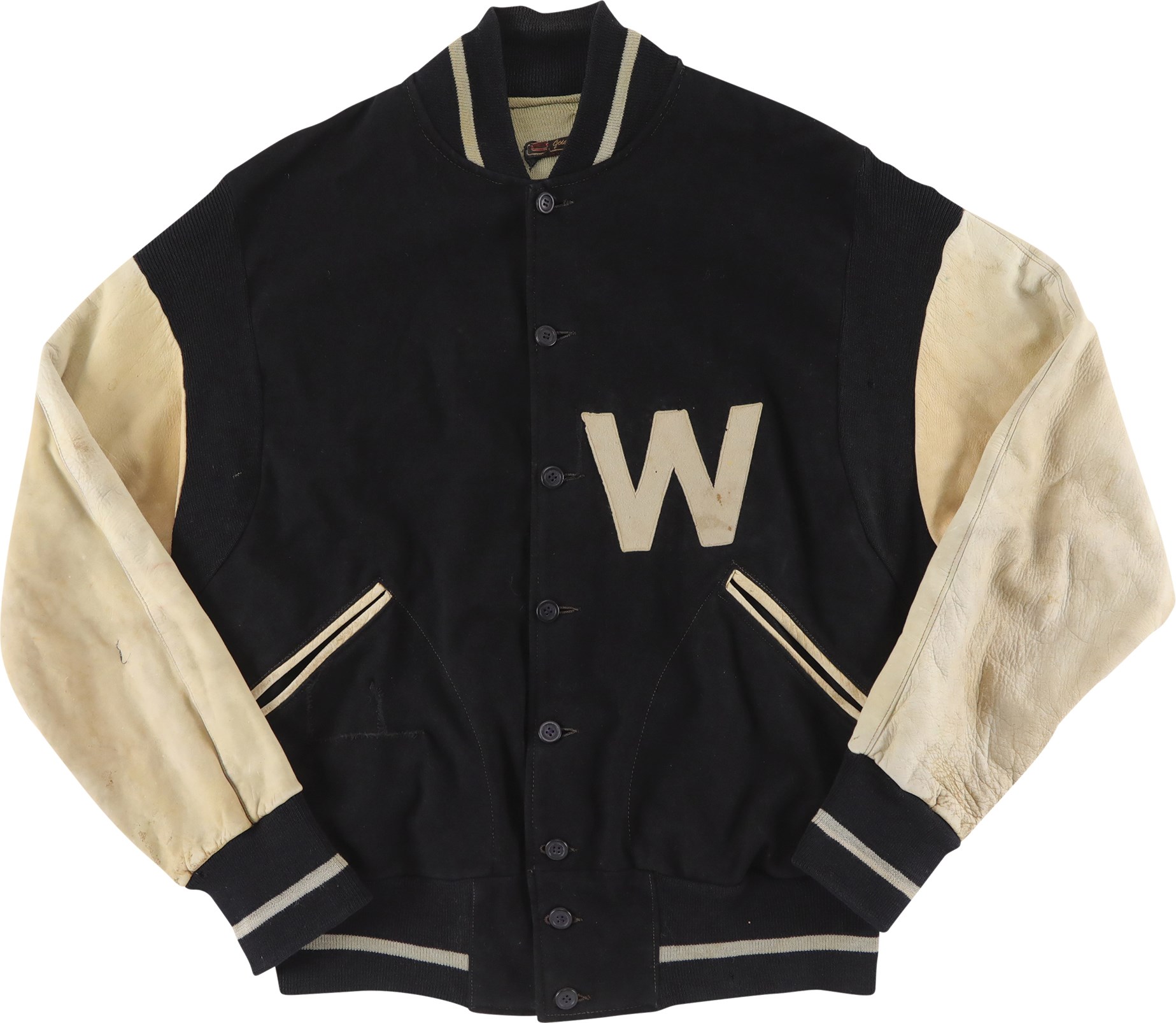 Baseball Equipment - Rare Late 1940s Washington Senators Game Worn Dugout Jacket