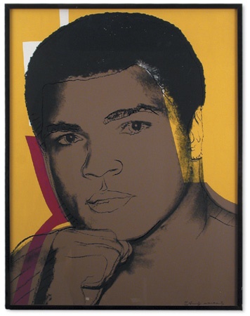 - Muhammad Ali by Andy Warhol (1978)