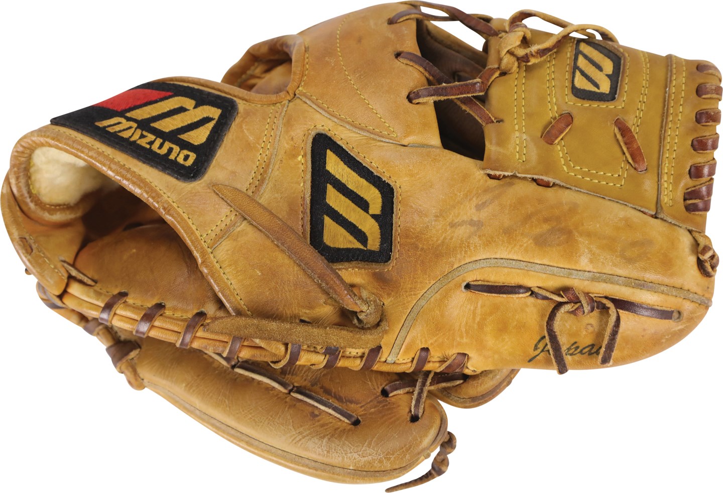 Baseball Equipment - 1993 Craig Biggio Photo-Matched Houston Astros Signed Game Used Glove - Matched to FIVE Images (PSA)