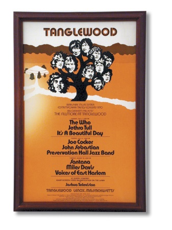 - The Who Tanglewood Concert Poster