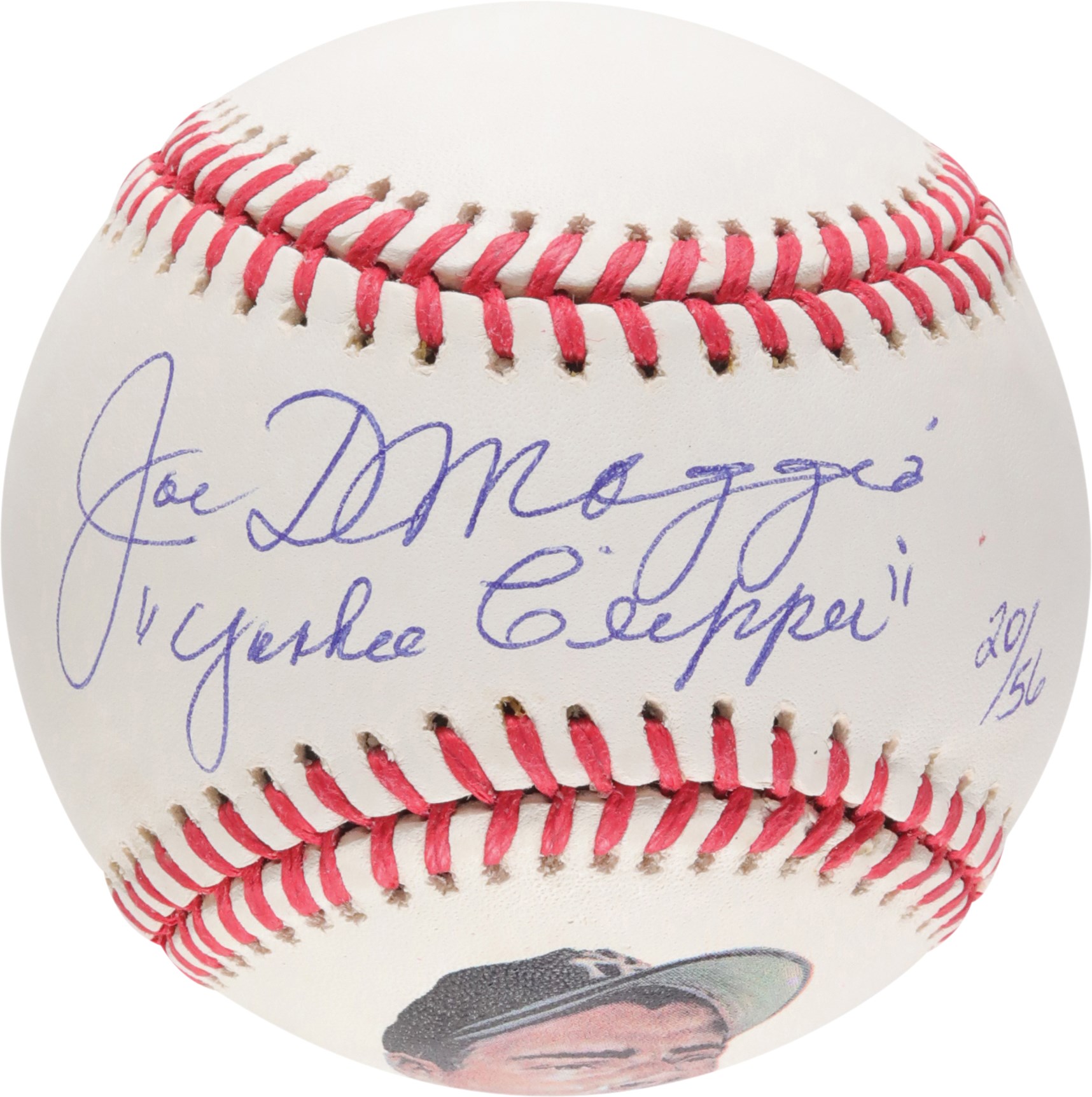 - High-Grade Joe DiMaggio "Yankee Clipper" Single-Signed Baseball #20/56 (PSA GEM MINT 10 Auto)