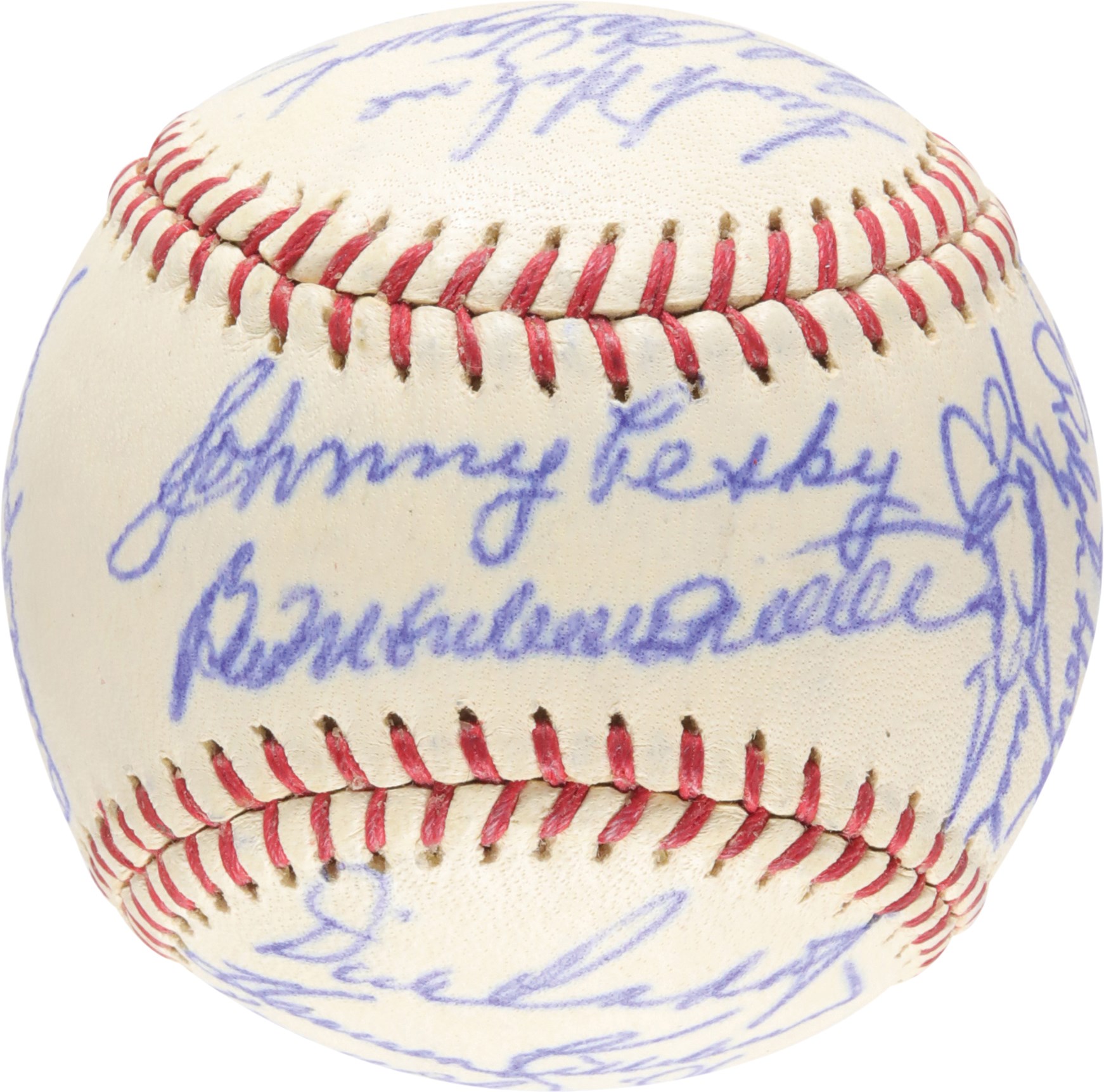 Baseball Autographs - 1963 American League All-Star Team-Signed Baseball (ex-Al Kaline Collection)