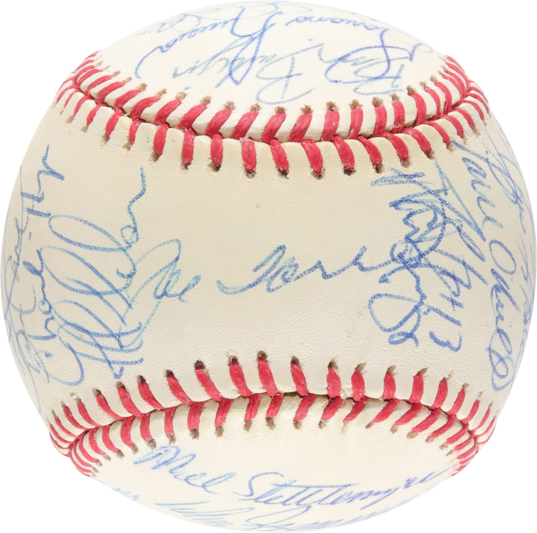 - 1996 World Champion New York Yankees Team-Signed Baseball - 32 Autos (PSA)