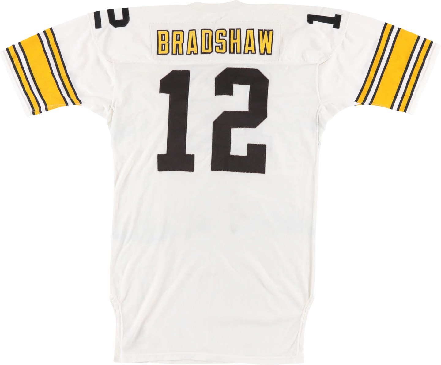 - 80 & 1981 Terry Bradshaw Photo-Matched Pittsburgh Steelers Game Worn Jersey - Matched to Two Games! (Resolution Photomatching & Steelers LOA)