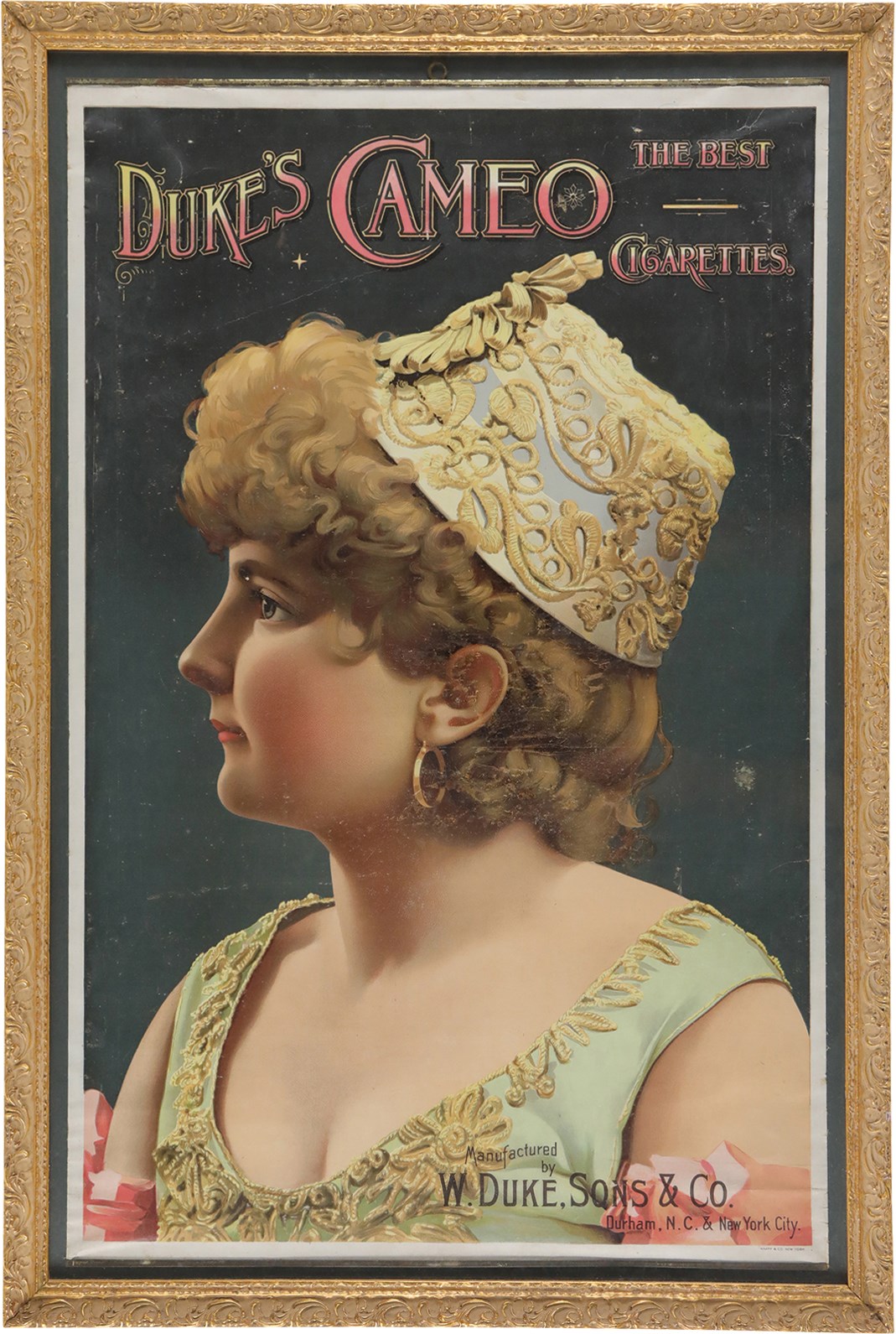 Non-Sports Cards - Circa 1880s Duke Cameo Cigarettes Advertising Poster
