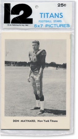 - 1961 New York Titans Picture Pack