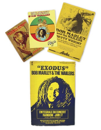 - Bob Marley & The Wailers Posters & Programs (8)