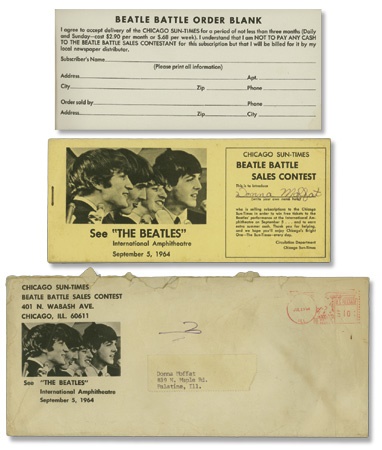 - Beatles Contest Ticket Package
