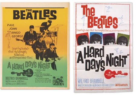 - The Beatles A Hard Day’s Night Poster Collection (4)
