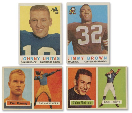 - 1957 (no Starr) and 1959 Topps Football Sets