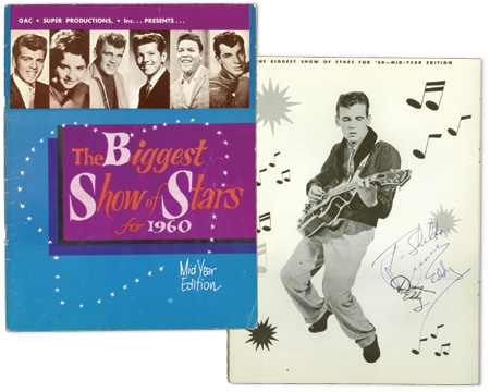 - Two 1960 “Biggest Show of Stars” Autographed Tour Programs (2)
