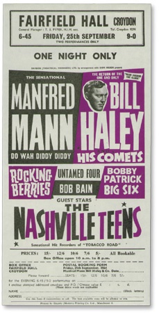 - 1964 Bill Haley & His Comets Handbill