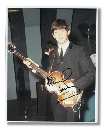 Paul McCartney Signed Color Photograph (8x10”)