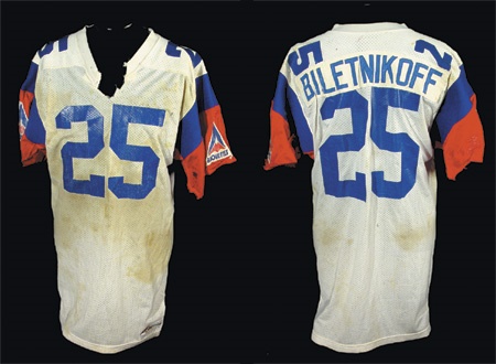 - 1979 Fred Biletnikoff Montreal Alouettes Game Worn Jersey