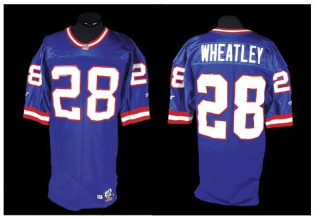 - 1995 Tyrone Wheatley Game Worn Rookie Jersey